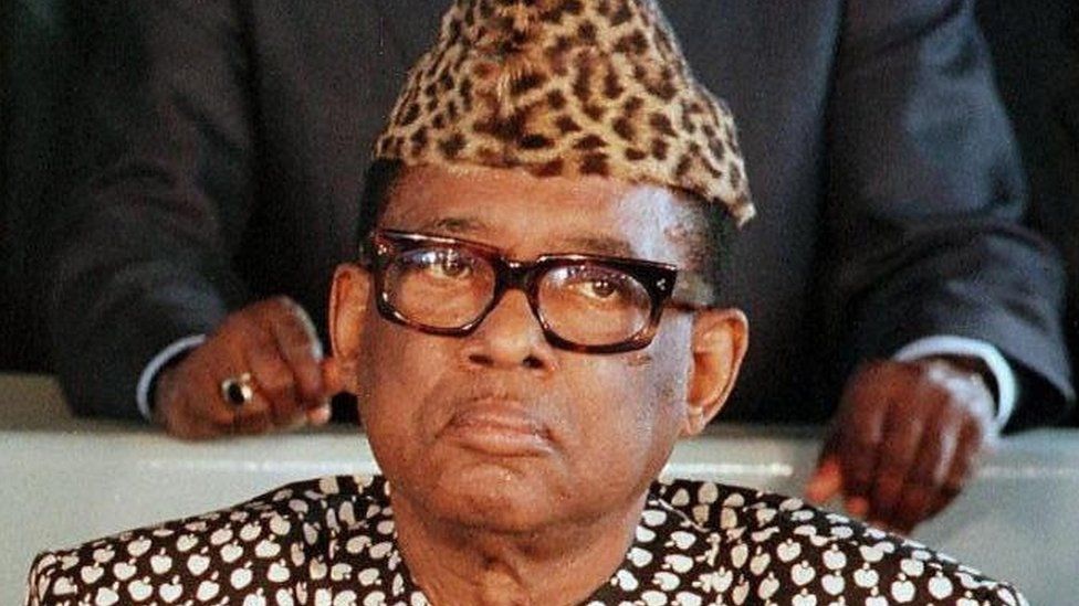 Zaire's Mobutu Sese Seko