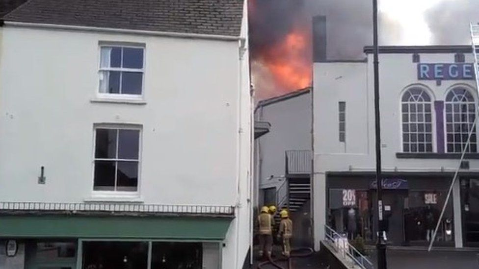 Lyme Regis cinema fire