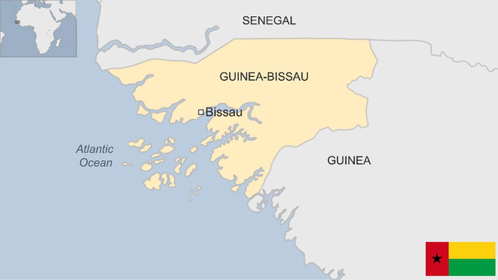 Map of Guinea-Bissau