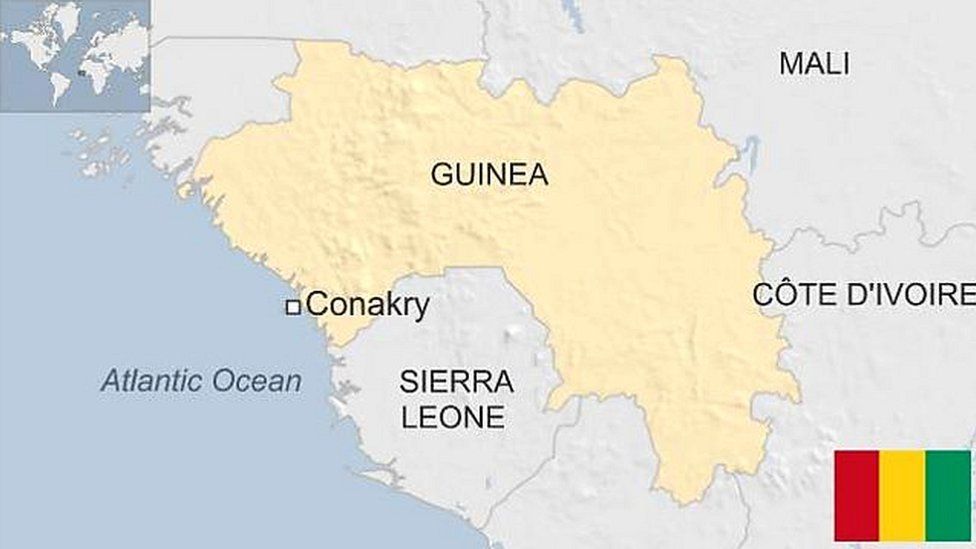 Map of Guinea