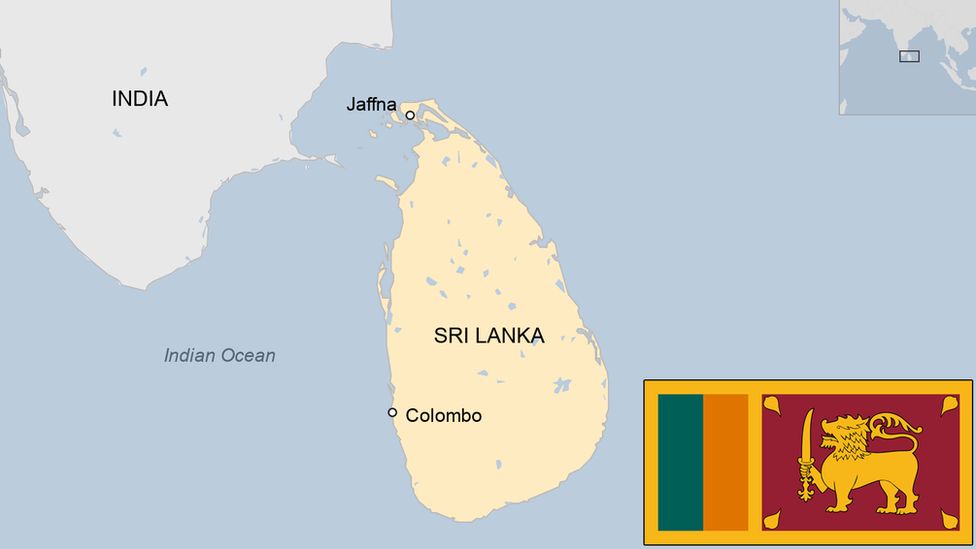 Map of Sri Lanka