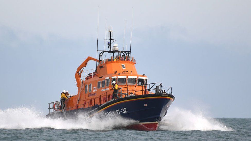 An RNLI lifeboat