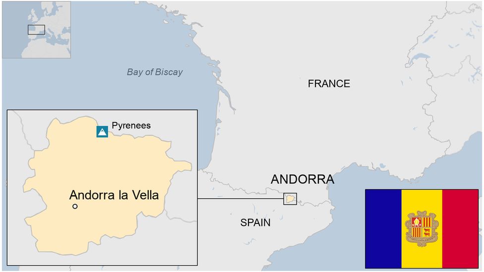 Map of Andorra