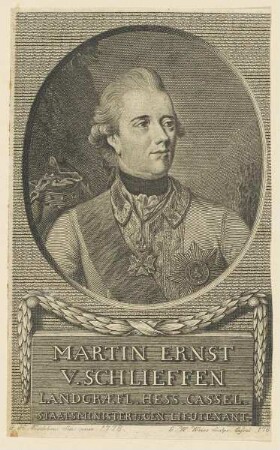 Bildnis des Martin Ernst v. Schlieffen