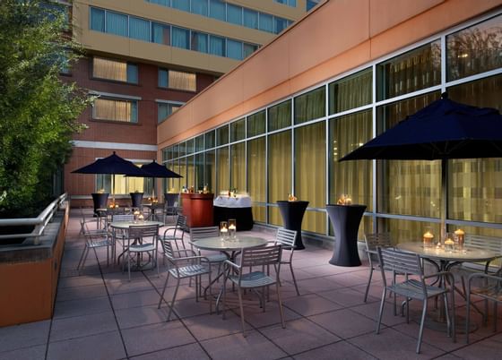 Georgia Tech Hotel Patio