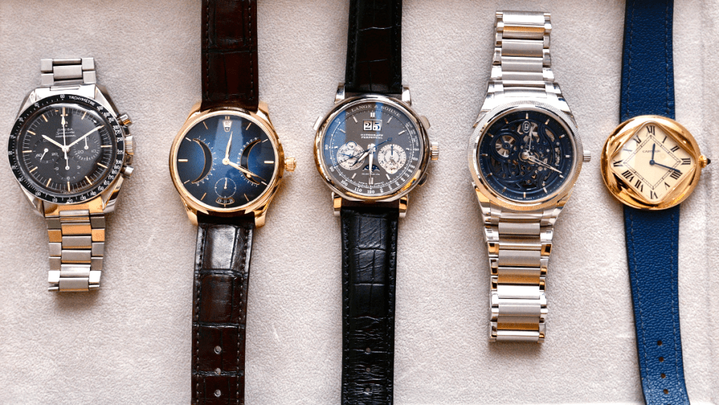 Carson心目中的頭五位鍾錶收藏市值已超過400萬元。