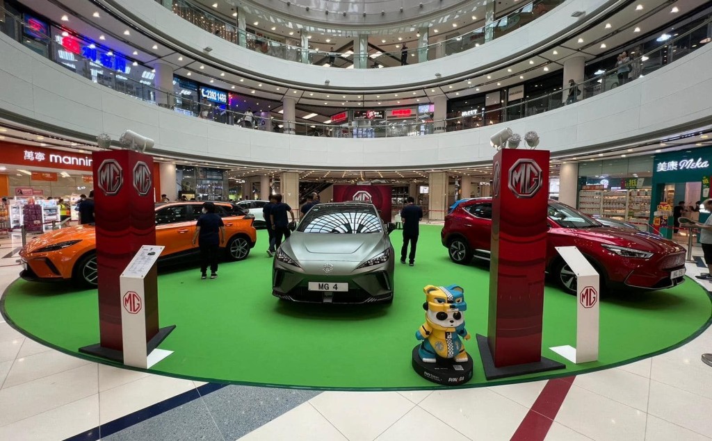 純電動MG ZS SUV及MG 4揭背小車熱賣受追捧，品牌交投量較去年12月倍增至151輛，是月內第二高升幅。