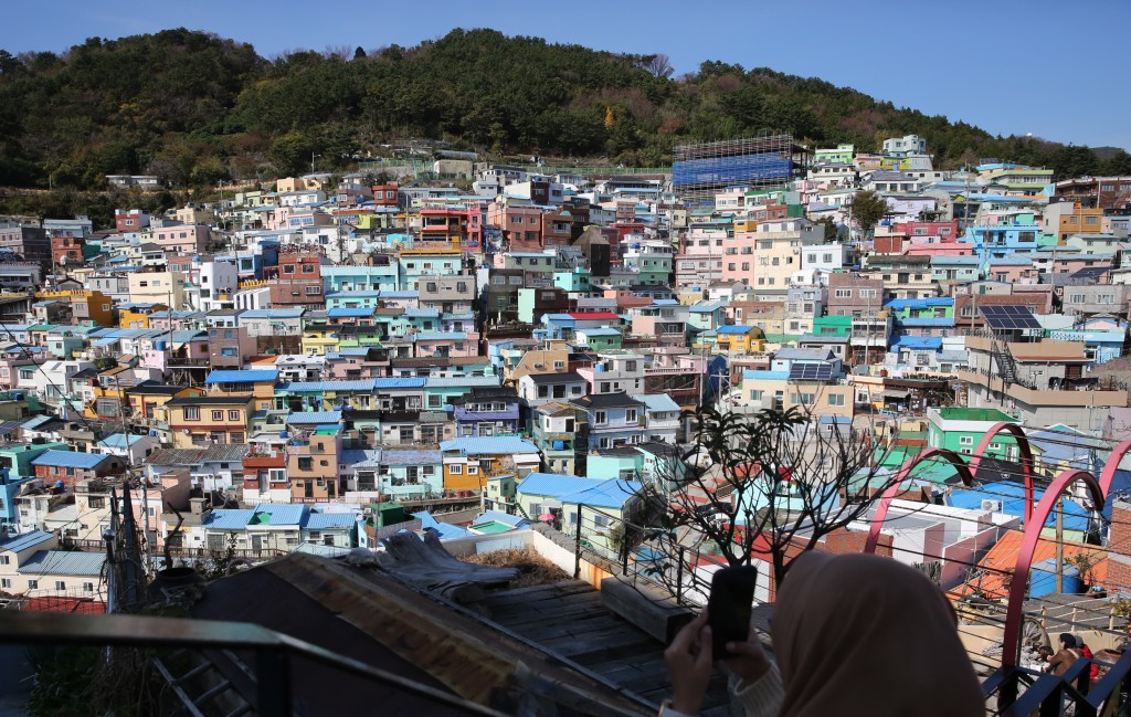 釜山甘川文化村。
