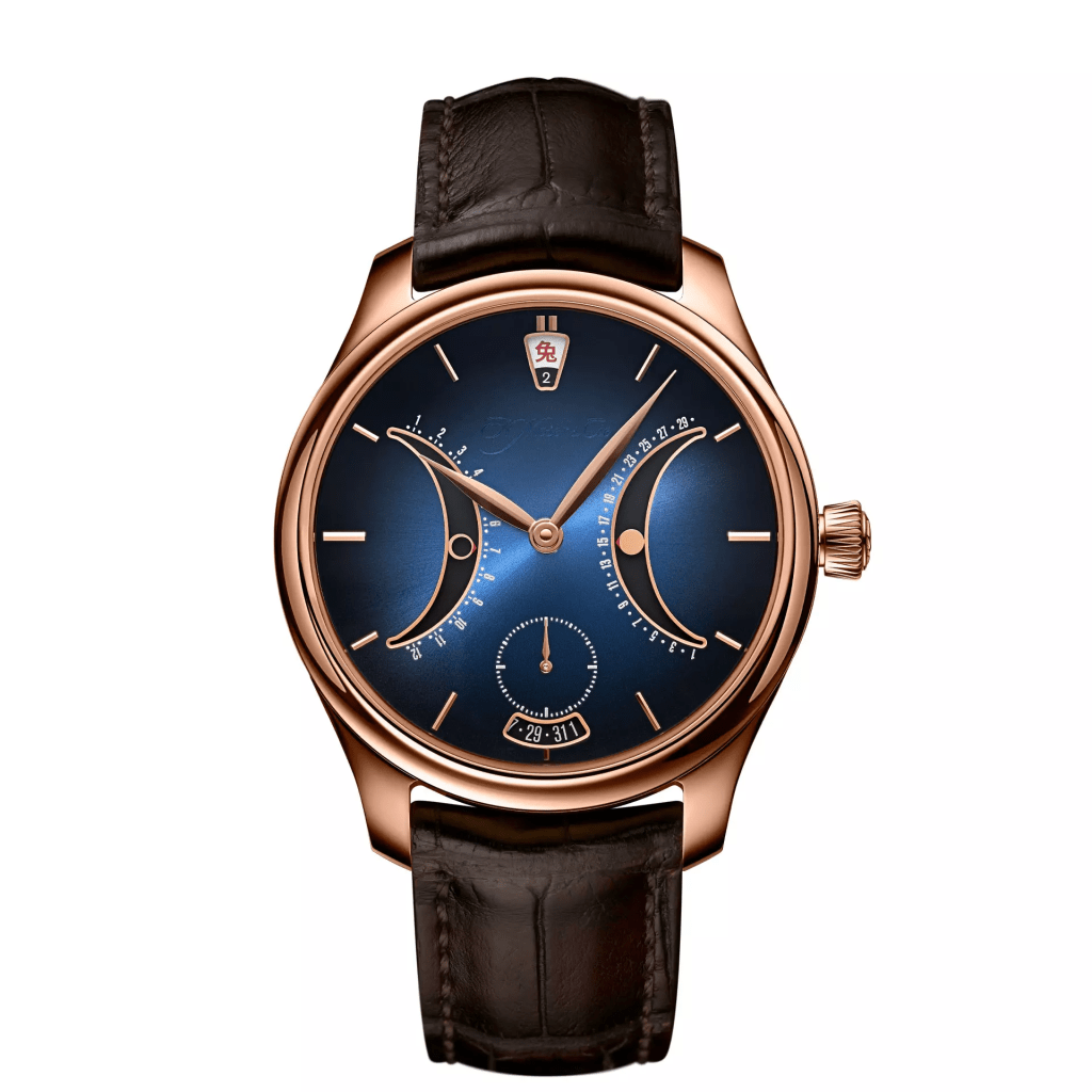 H. Moser & Cie. ENDEAVOUR CHINESE CALENDAR LIMITED EDITION勇創者系列中華曆限量款腕錶。
