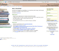 LibraryThing homepage