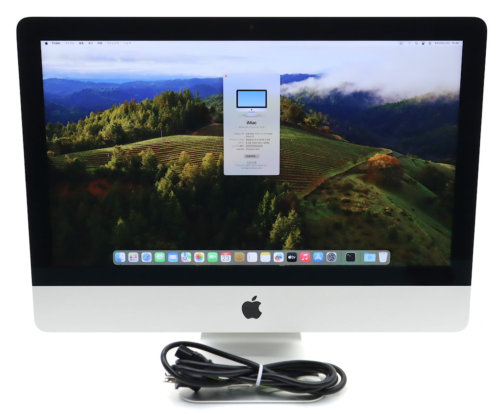 Apple iMac 21.5�C���` Retina 4K 2019 Core i3-8100 3.6GHz 8GB 1TB Radeon Pro 555X