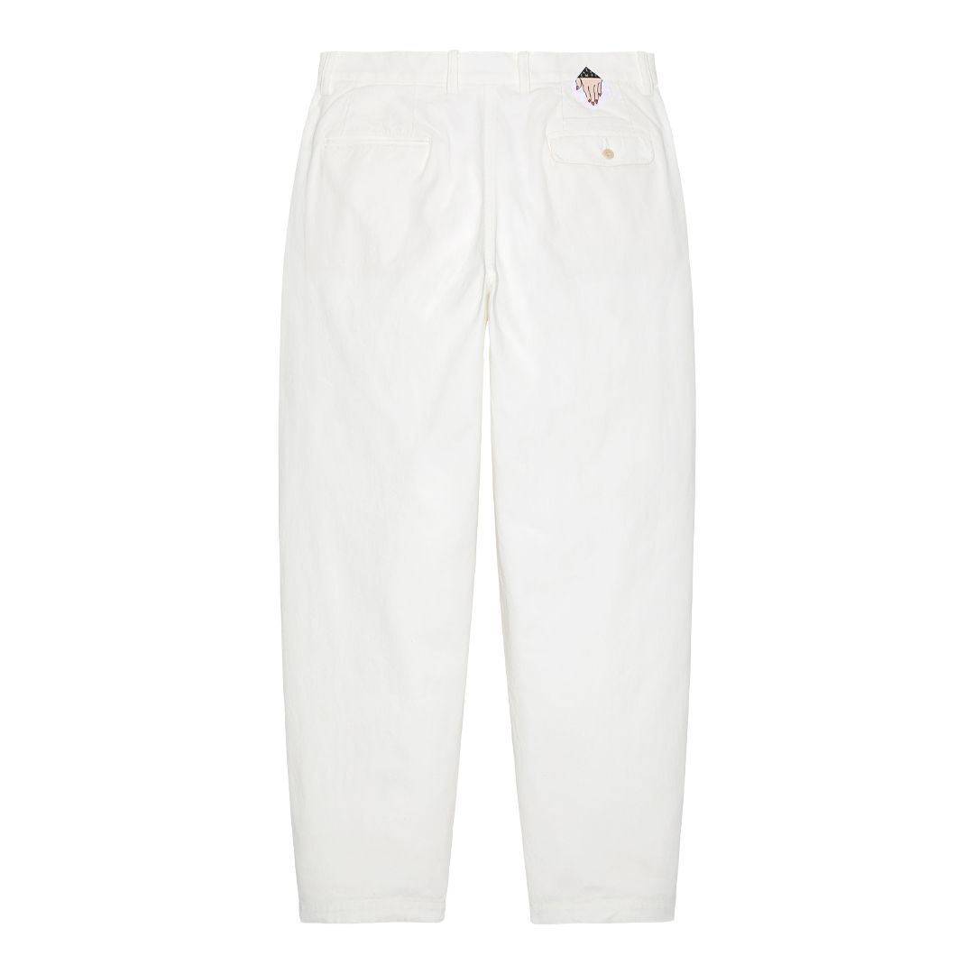 【ラスト1点（S）】Two Tuck Pants White