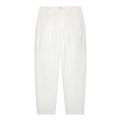 【ラスト1点（S）】Two Tuck Pants White