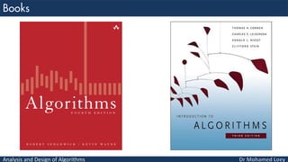 Analysis and Design of Algorithms
 