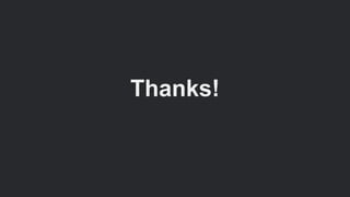Thanks!
 