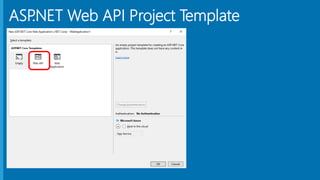 ASP.NET Web API Project Template
 