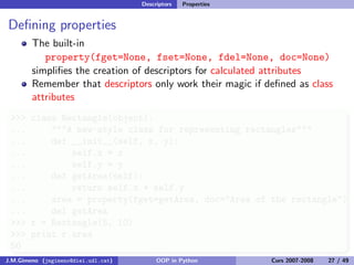Object-oriented Programming in Python