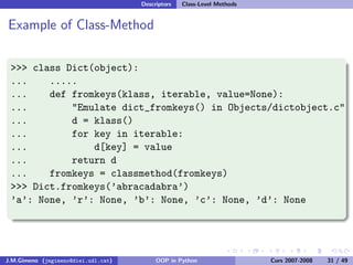 Object-oriented Programming in Python
