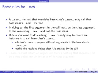 Object-oriented Programming in Python