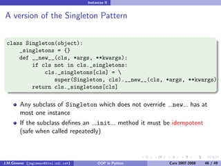 Object-oriented Programming in Python