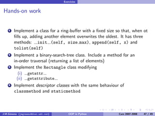 Object-oriented Programming in Python