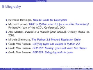 Object-oriented Programming in Python