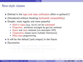 Object-oriented Programming in Python