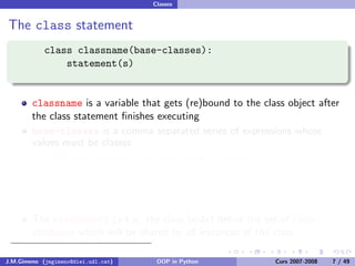 Object-oriented Programming in Python