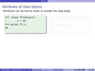 Object-oriented Programming in Python