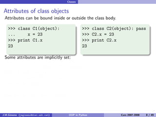 Object-oriented Programming in Python
