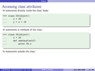 Object-oriented Programming in Python