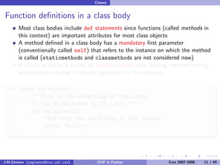Object-oriented Programming in Python