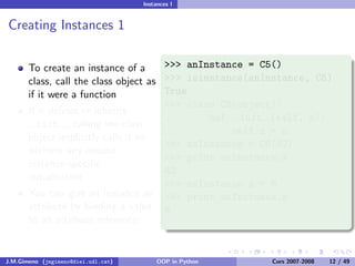 Object-oriented Programming in Python