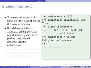 Object-oriented Programming in Python