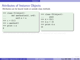 Object-oriented Programming in Python