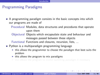 Object-oriented Programming in Python