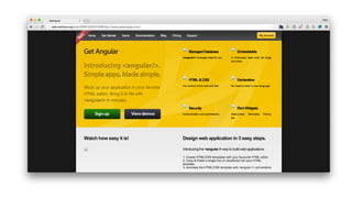 Comparing Hot JavaScript Frameworks: AngularJS, Ember.js and React.js - SpringOne 2GX 2015