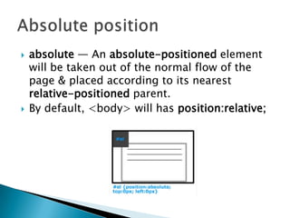 Layout using float