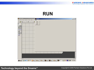 RUN




Technology beyond the Dreams™         Copyright © 2006 Pantech Solutions Pvt Ltd.
 