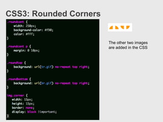 HTML5: CSS3