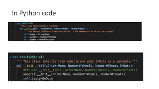 In	Python	code
 