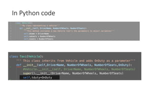 In	Python	code
 