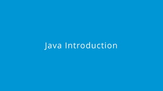 `
https://www.edureka.co/java-j2ee-soa-trainingEDUREKA JAVA CERTIFICATION TRAINING
Java Introduction
 
