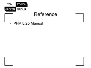 Reference PHP 5.25 Manual 