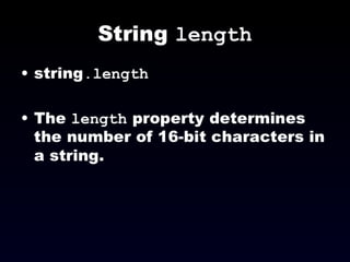 The JavaScript Programming Language