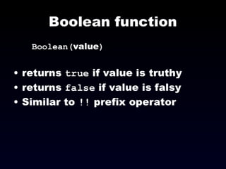 The JavaScript Programming Language