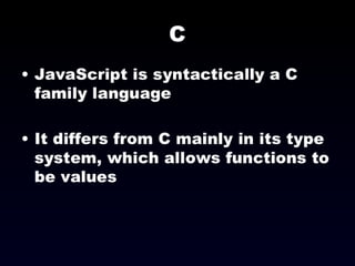 The JavaScript Programming Language