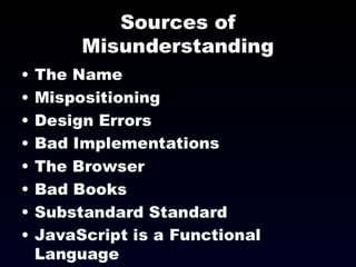 The JavaScript Programming Language