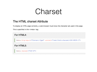 Charset
 
