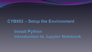 Programming and Secure software development presentation consists of various slides which shed light on concepts like using python for writing scripts to secure a network.